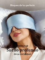 [Azul Claro] SilkSilky-ES Antifaces De Dormir 003