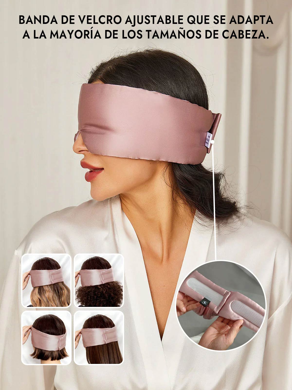 [Malva Pálido] SilkSilky-ES 19Momme Pure Silk Eye Mask 004