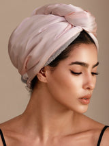 [Rosa Claro] SilkSilky-ES Turbante Para El Cabello 005
