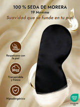 [Negro] SilkSilky-ES Antifaces De Dormir 003