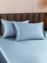 [Azul Claro] SilkSilky-ES 19Momme Seda Pura Pillowcase 001