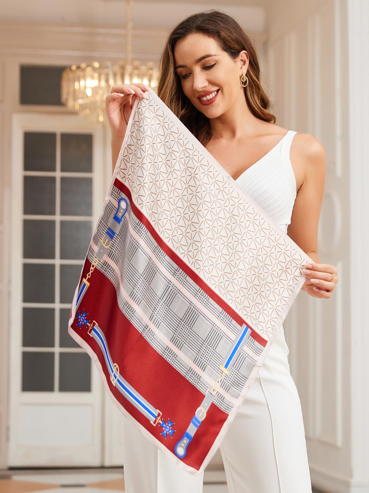 [P037] SilkSilky-ES Seda Pura Scarf 003,