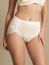 [Blanco] SilkSilky-ES 100% Silk Jersey Braguitas de Mujer 007