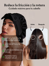 [Negro] SilkSilky-ES Gorros De Dormir 003