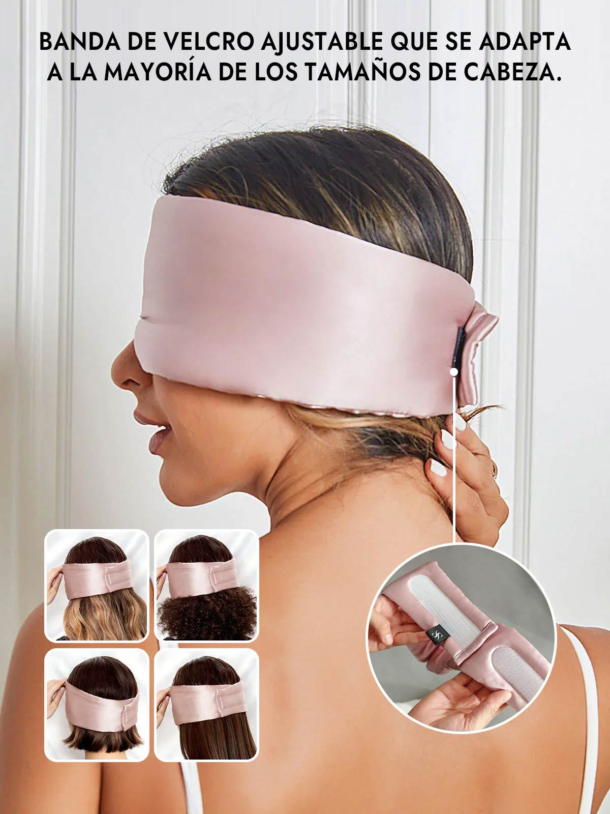 [Rosa Claro] SilkSilky-ES 19Momme Pure Silk Eye Mask 004