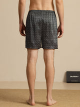 [Ginkgo Negro] SilkSilky-ES Mens Sleep Bottoms 002