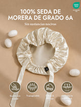 [Beige] SilkSilky-ES Gorros De Dormir 002