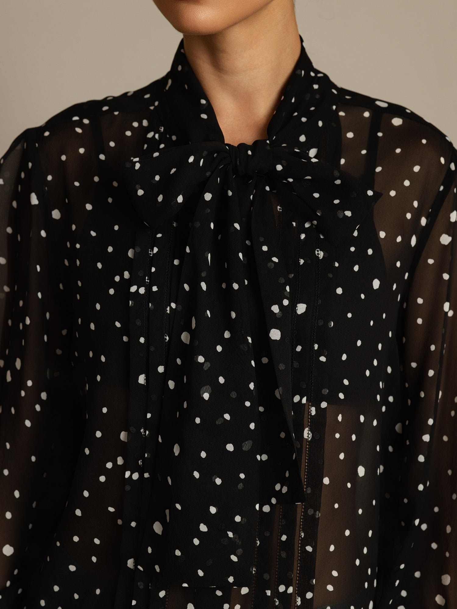 [Lunares] SilkSilky-ES Seda Pura Womens Shirt 004