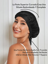[Negro] SilkSilky-ES Gorros De Dormir 003