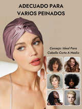 [Malva Pálido] SilkSilky-ES Gorros De Dormir 007