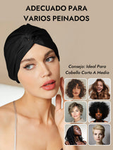 [Negro] SilkSilky-ES Gorros De Dormir 007