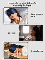 [Azul Oscuro] SilkSilky-ES Antifaces De Dormir 006