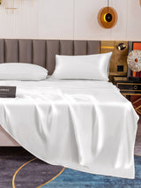 [Blanco] SilkSilky-ES 19Momme Juego de ropa de cama 006