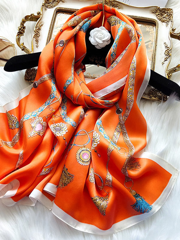 [P018] SilkSilky-ES Seda Pura Scarf 001,