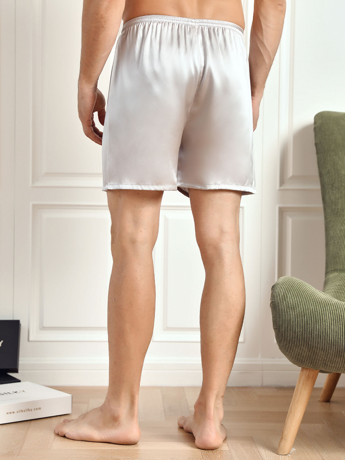 [Plata] SilkSilky-ES 19Momme Mens Sleep Bottoms 002