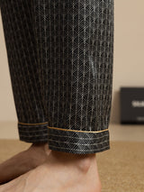 [Ginkgo Negro] SilkSilky-ES Mens Sleep Bottoms 004
