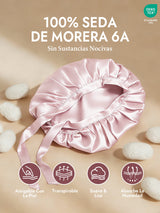 [Rosa Claro] SilkSilky-ES Gorros De Dormir 002