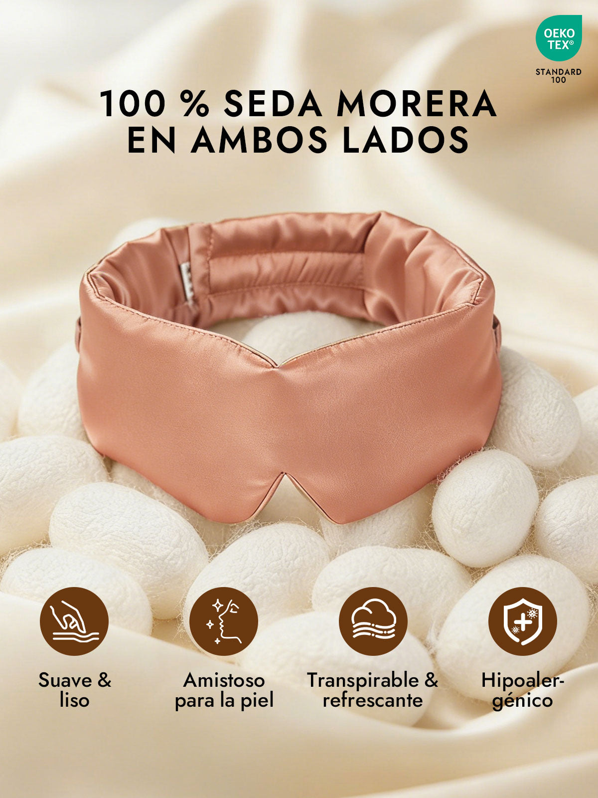 [Rosa] SilkSilky-ES 19Momme Pure Silk Eye Mask 002