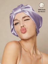 [Lavanda] SilkSilky-ES Gorros De Dormir 001