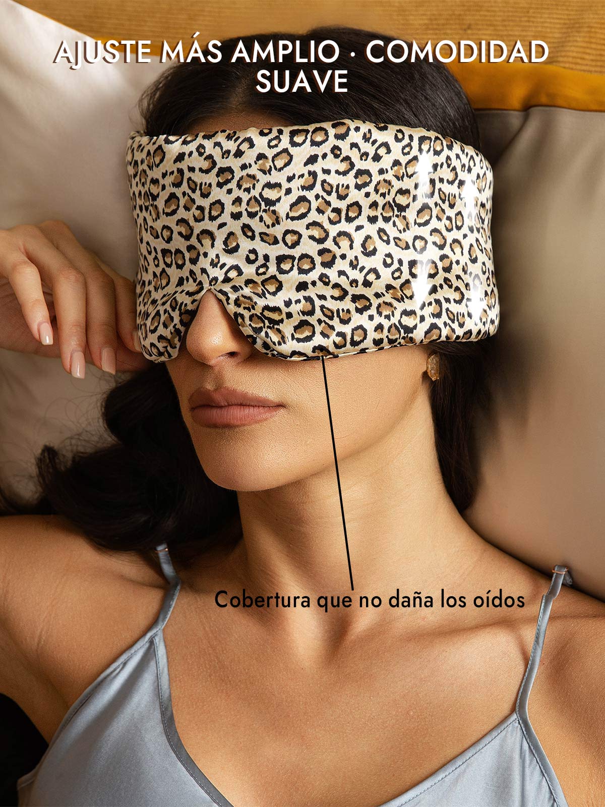 [Leopardo] SilkSilky-ES 19Momme Pure Silk Eye Mask 005