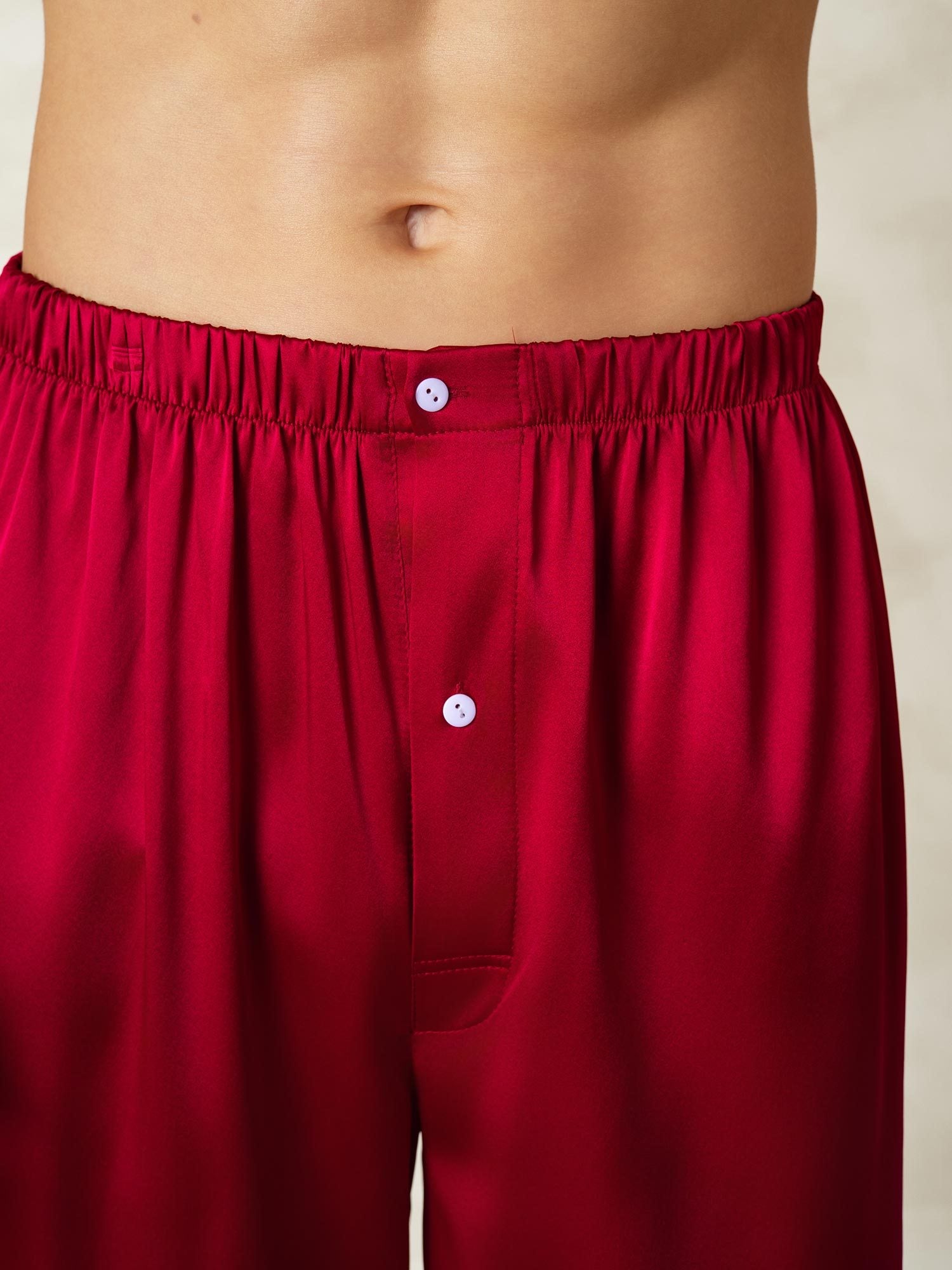 [Vino] SilkSilky-ES Seda Pura Mens Sleep Bottoms 006