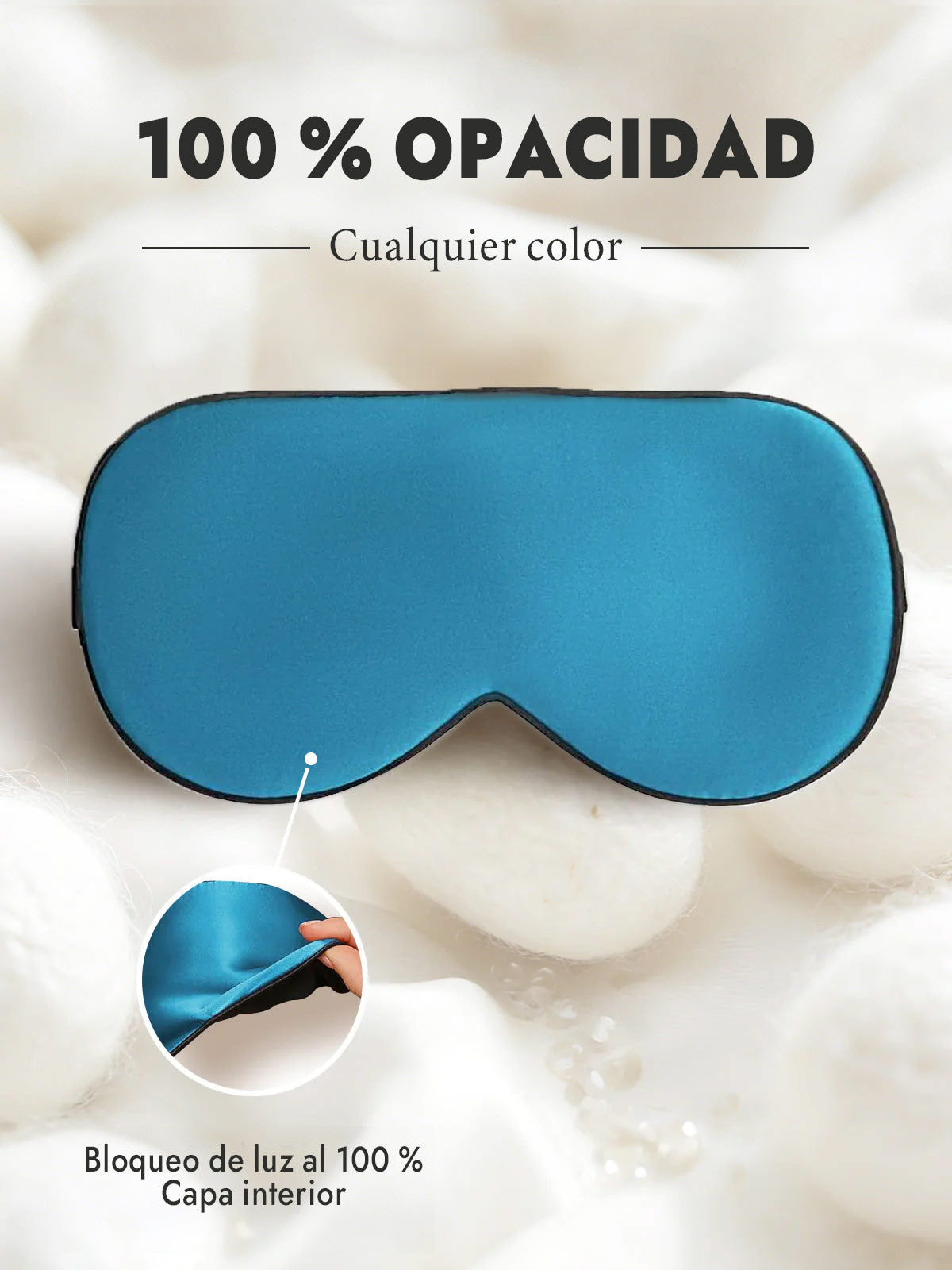 [Azul Real] SilkSilky-ES Antifaces De Dormir 001