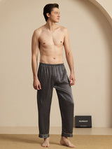 [Ginkgo Negro] SilkSilky-ES Mens Sleep Bottoms 005