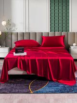 [Vino] SilkSilky-ES 25Momme Juego de ropa de cama 002