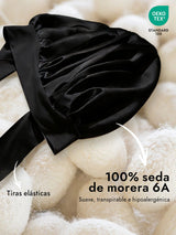 [Negro] SilkSilky-ES Gorros De Dormir 002