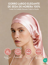 [Rosa Claro] SilkSilky-ES Gorros De Dormir 002
