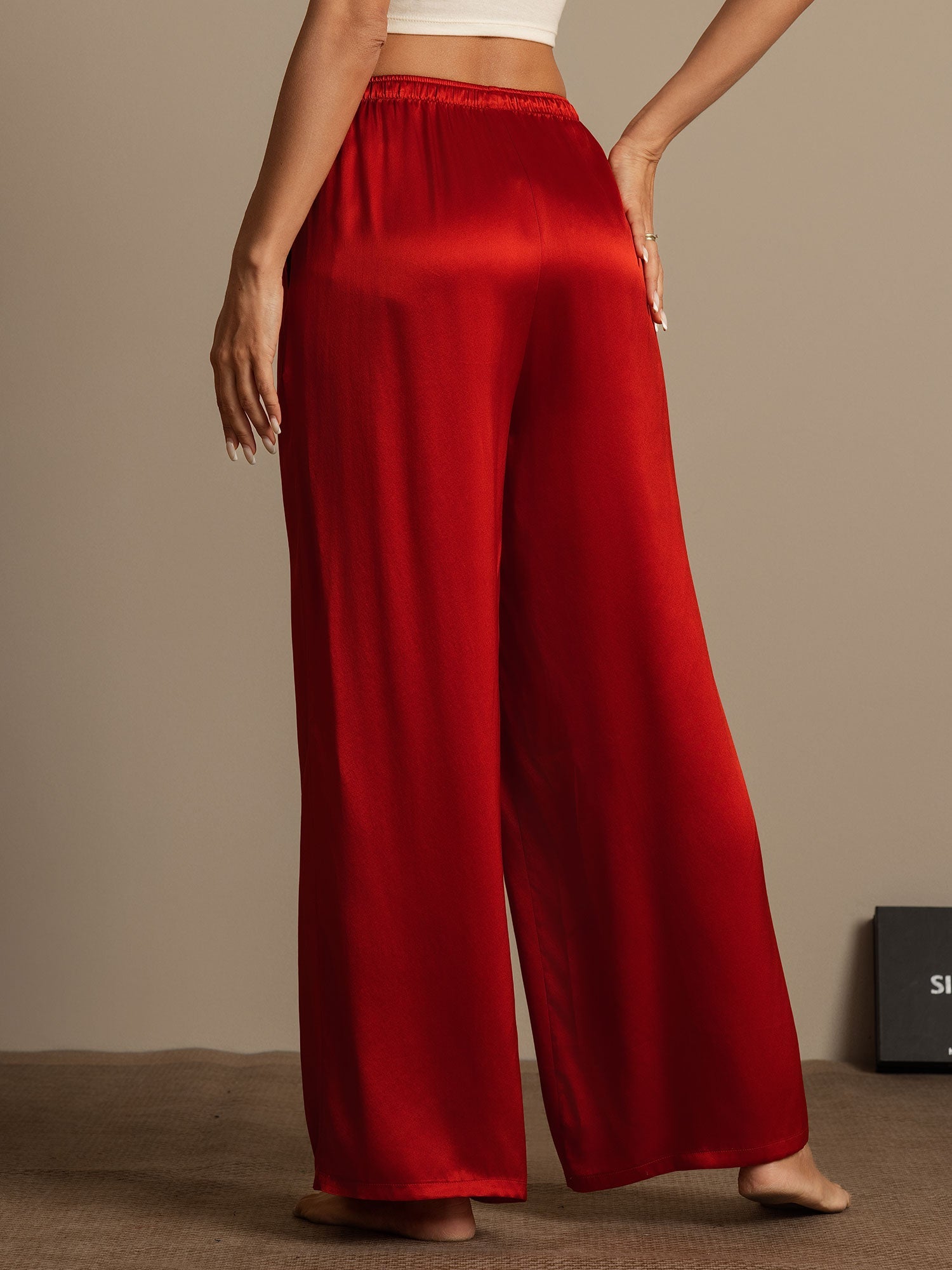 [Vino] SilkSilky-ES Seda Pura Womens Pants 002,