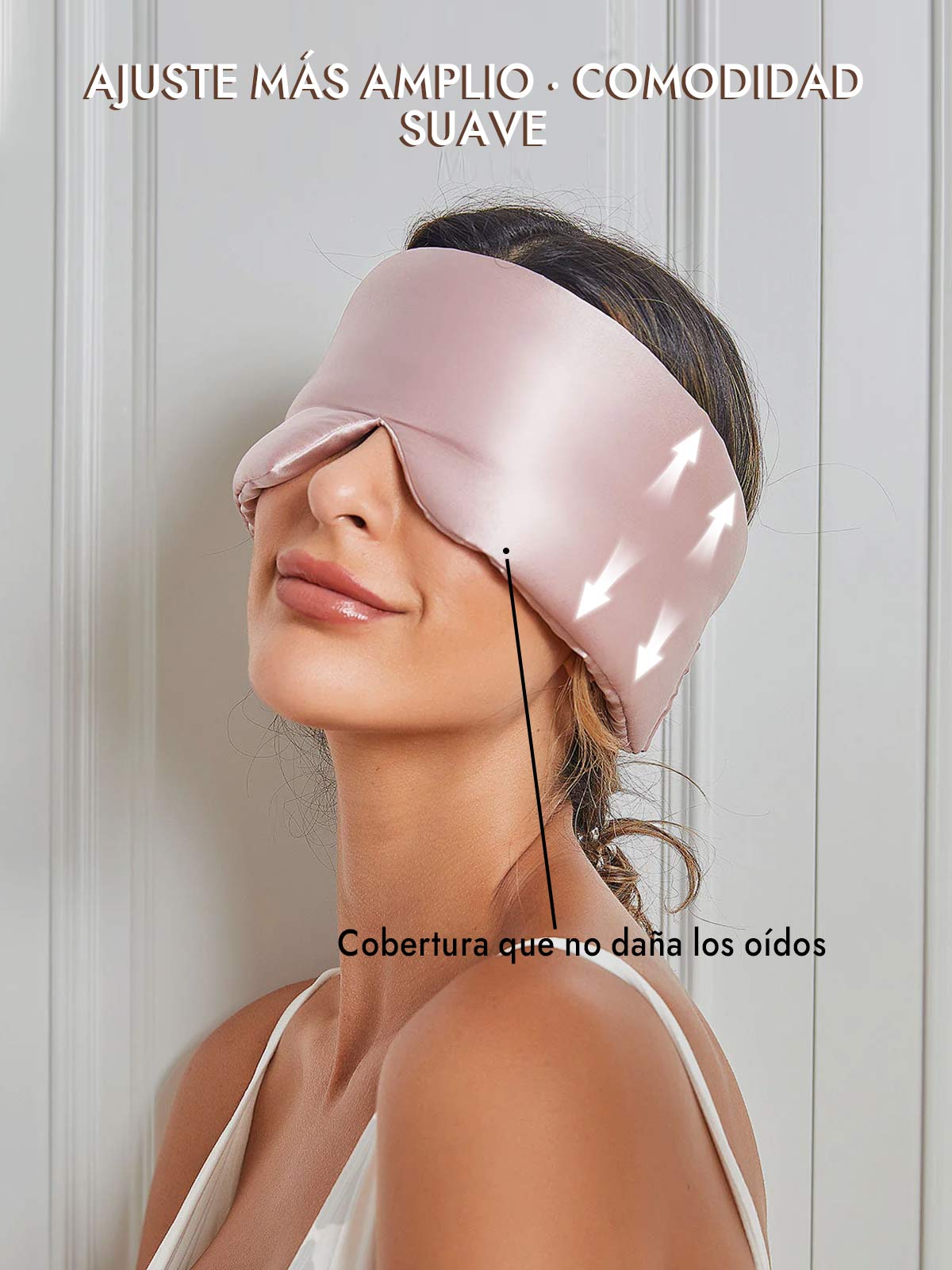 [Rosa Claro] SilkSilky-ES 19Momme Pure Silk Eye Mask 003