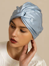 [Azul Acero] SilkSilky-ES Gorros De Dormir 003