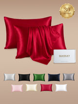 [Vino] SilkSilky-ES 30Momme Fundas De Almohada 001