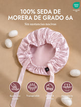 [Rosa Claro] SilkSilky-ES Gorros De Dormir 002