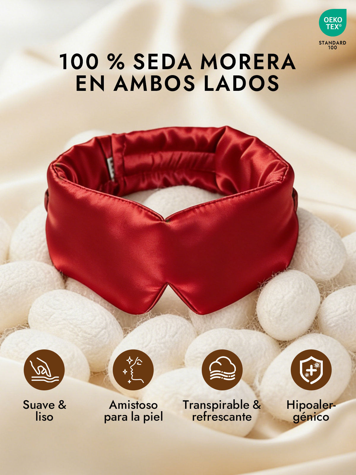 [Vino] SilkSilky-ES 19Momme Pure Silk Eye Mask 002