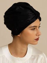 [Negro] SilkSilky-ES Gorros De Dormir 002