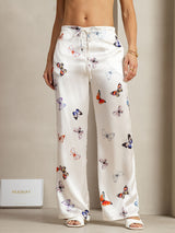 [Mariposa Blanca] SilkSilky-ES 19Momme Seda Womens Pants 001