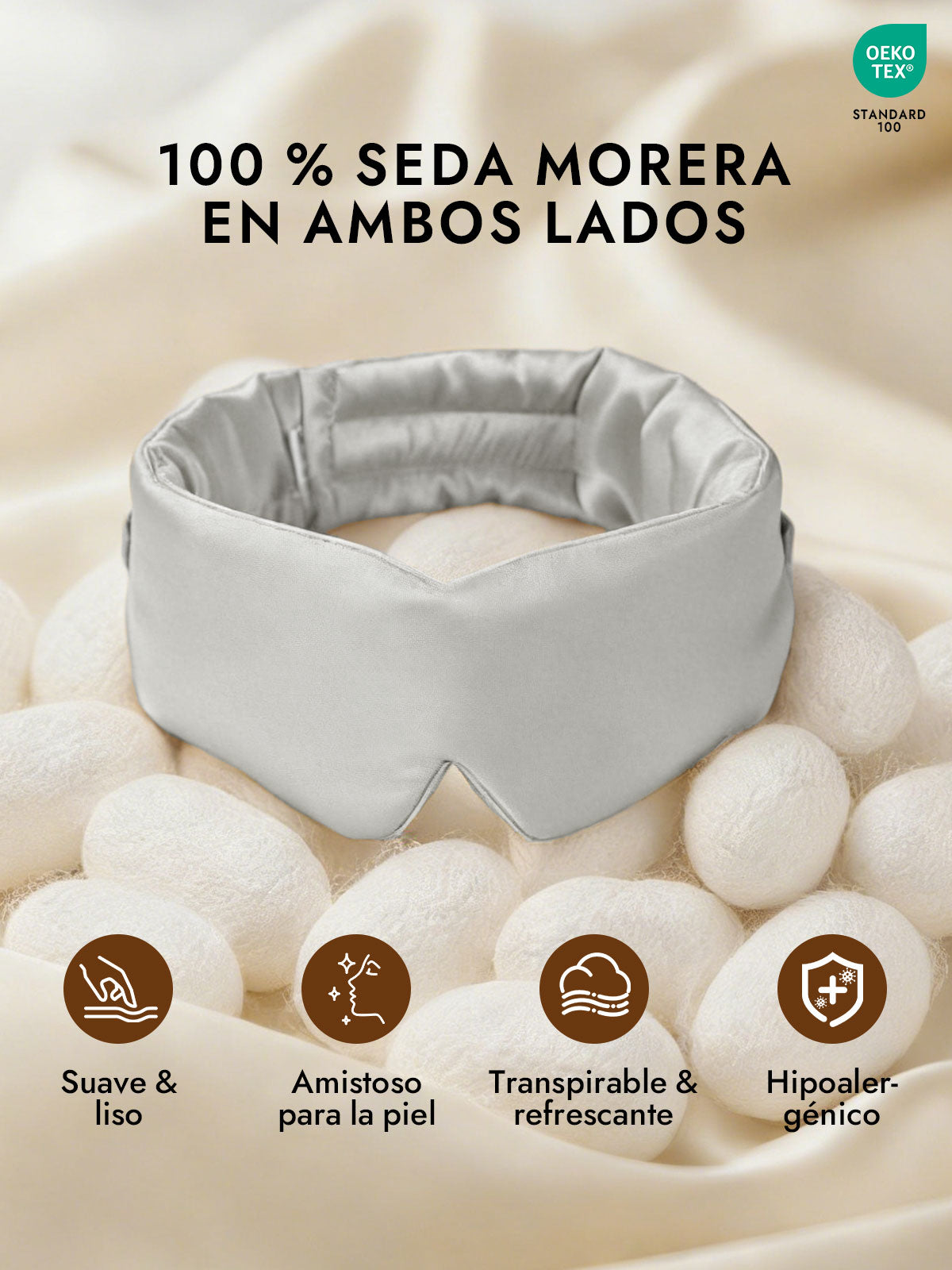 [Plata] SilkSilky-ES 19Momme Pure Silk Eye Mask 002