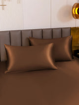 [Café] SilkSilky-ES Fundas De Almohada 003
