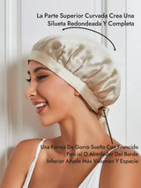 [Beige] SilkSilky-ES Gorros De Dormir 003