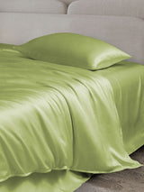 [Menta Verde] SilkSilky-ES 19Momme Juego de ropa de cama 003