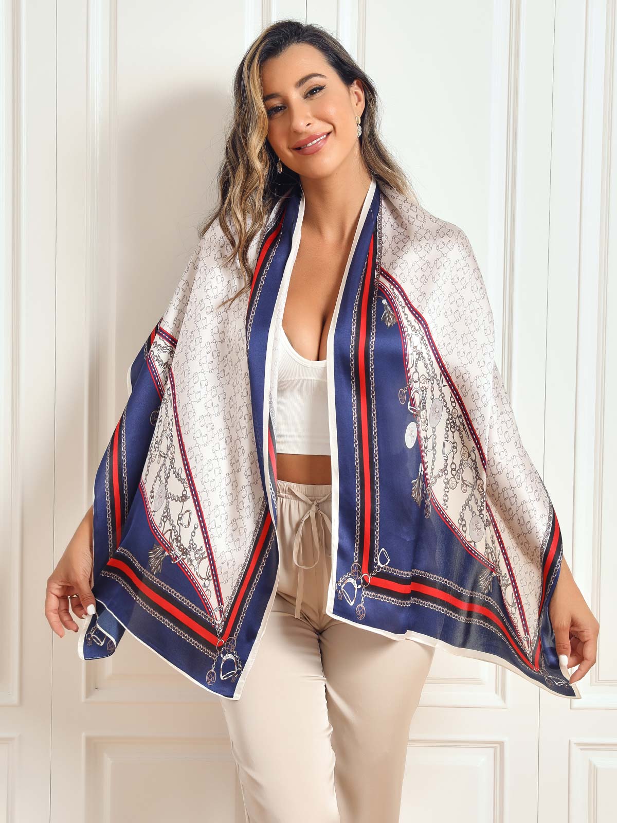 [P024] SilkSilky-ES Seda Pura Scarf 003,