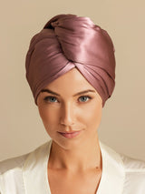 [Malva Pálido] SilkSilky-ES Turbante Para El Cabello 003