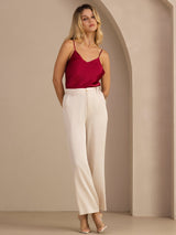 [Beige] SilkSilky-ES Womens Pants 007