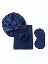 [Azul Oscuro] SilkSilky-ES 19Momme Pillowcase Set 005