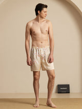 [Champán] SilkSilky-ES 19Momme Mens Sleep Bottoms 005