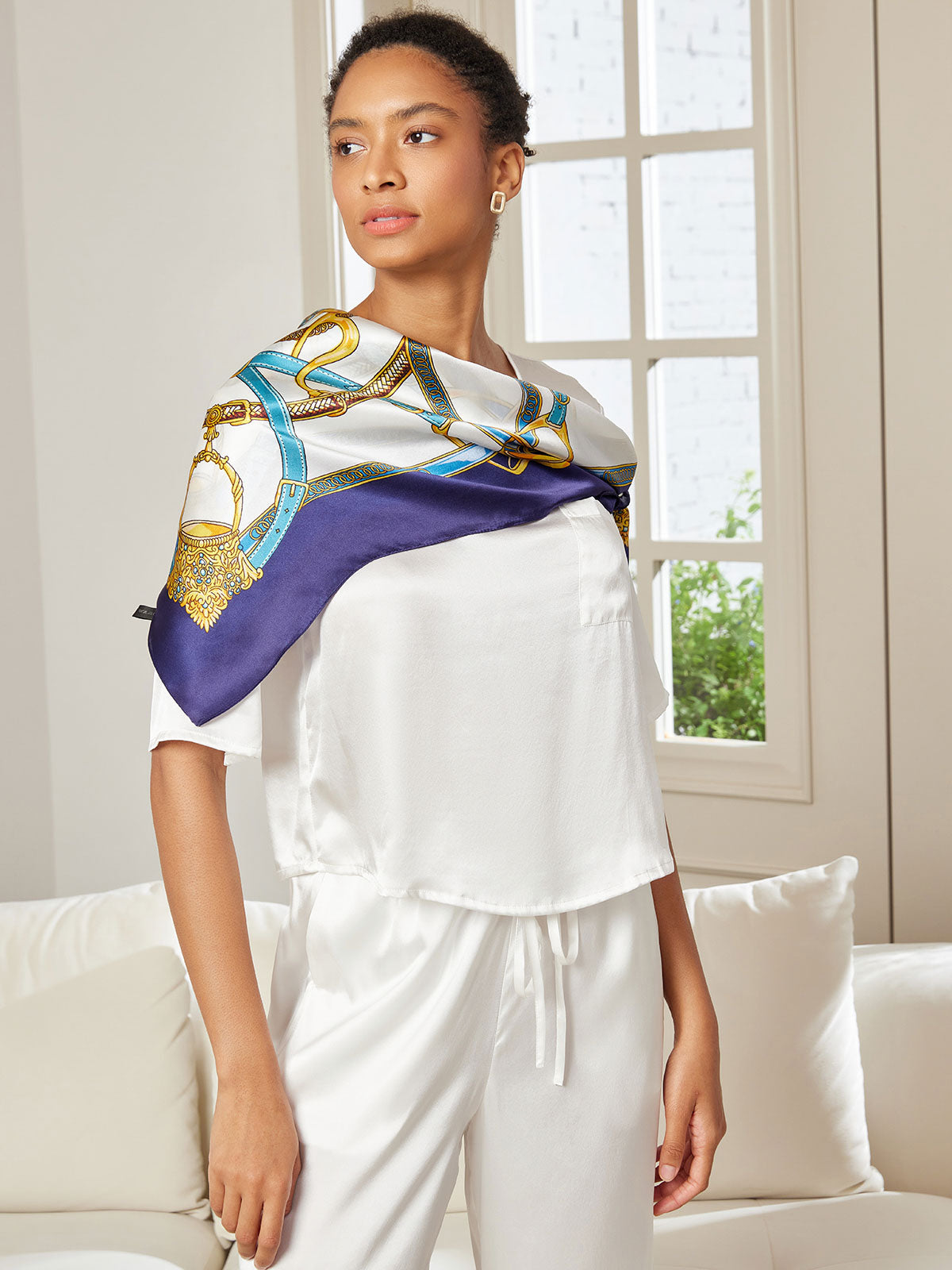 [P005] SilkSilky-ES Seda Pura Scarf 002