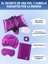 [Púrpura] SilkSilky-ES 19Momme Pillowcase Set 002