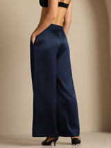 [AzulOscuro] SilkSilky-ES 19Momme Womens Pants 002